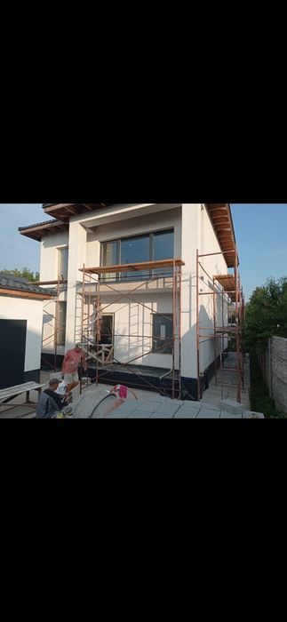Утепление фасадов.  Ремонт и покраска фасадов.