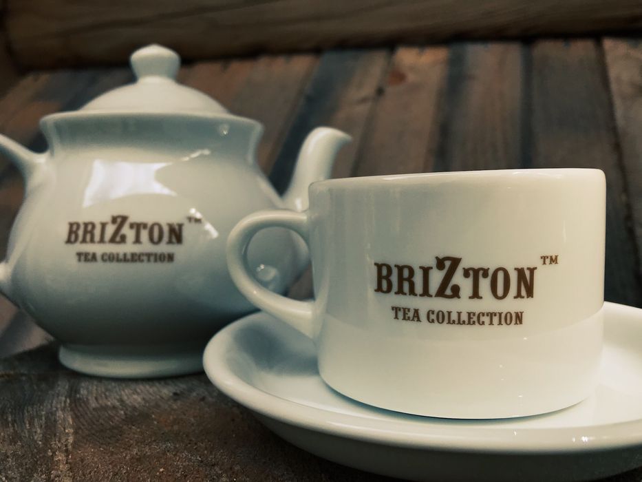 Brizton zestaw 6x filiżanka, 6x podstawka, 1x dzbanek