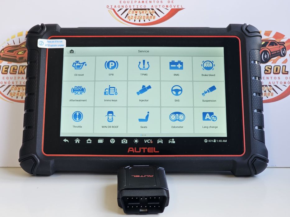 Autel MaxiCOM MK900-BT Bluetooth
- Maquina de Diagnóstico Profissional