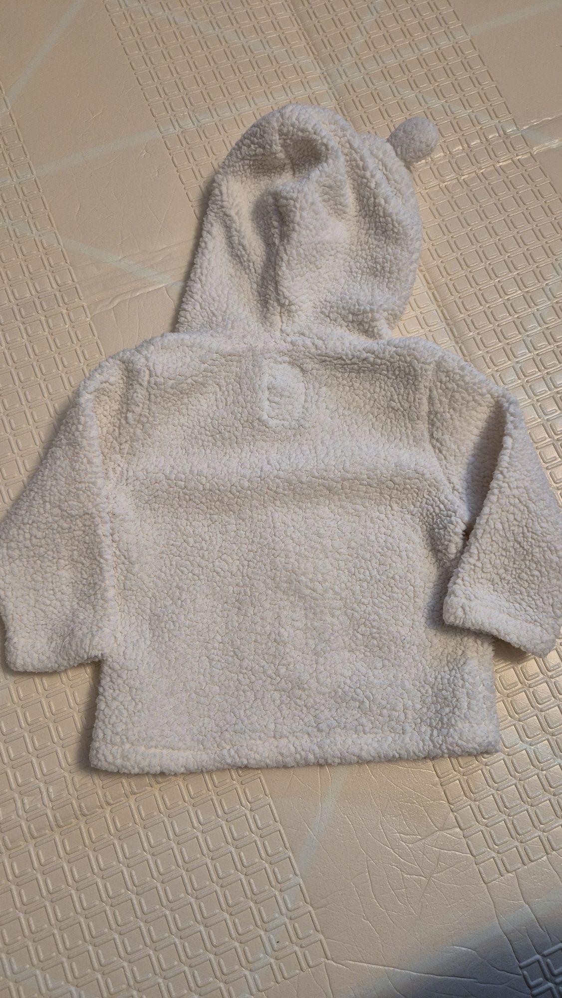Bluza kurtka biała miś rozm. 68 reserved polar