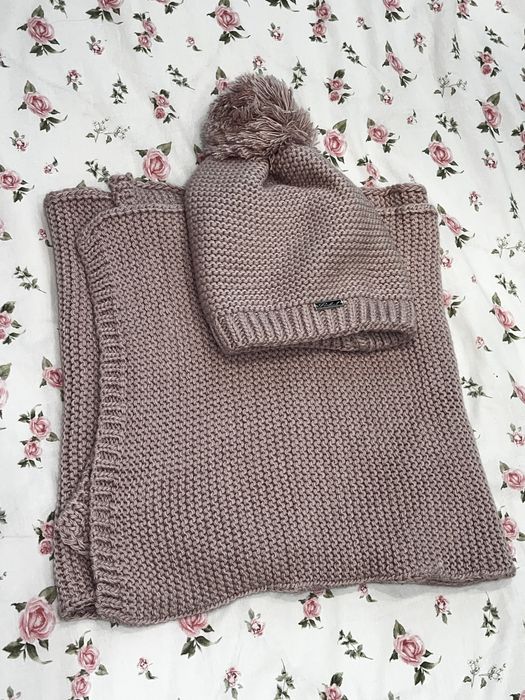 czapka i szalik (komplet zimowy]