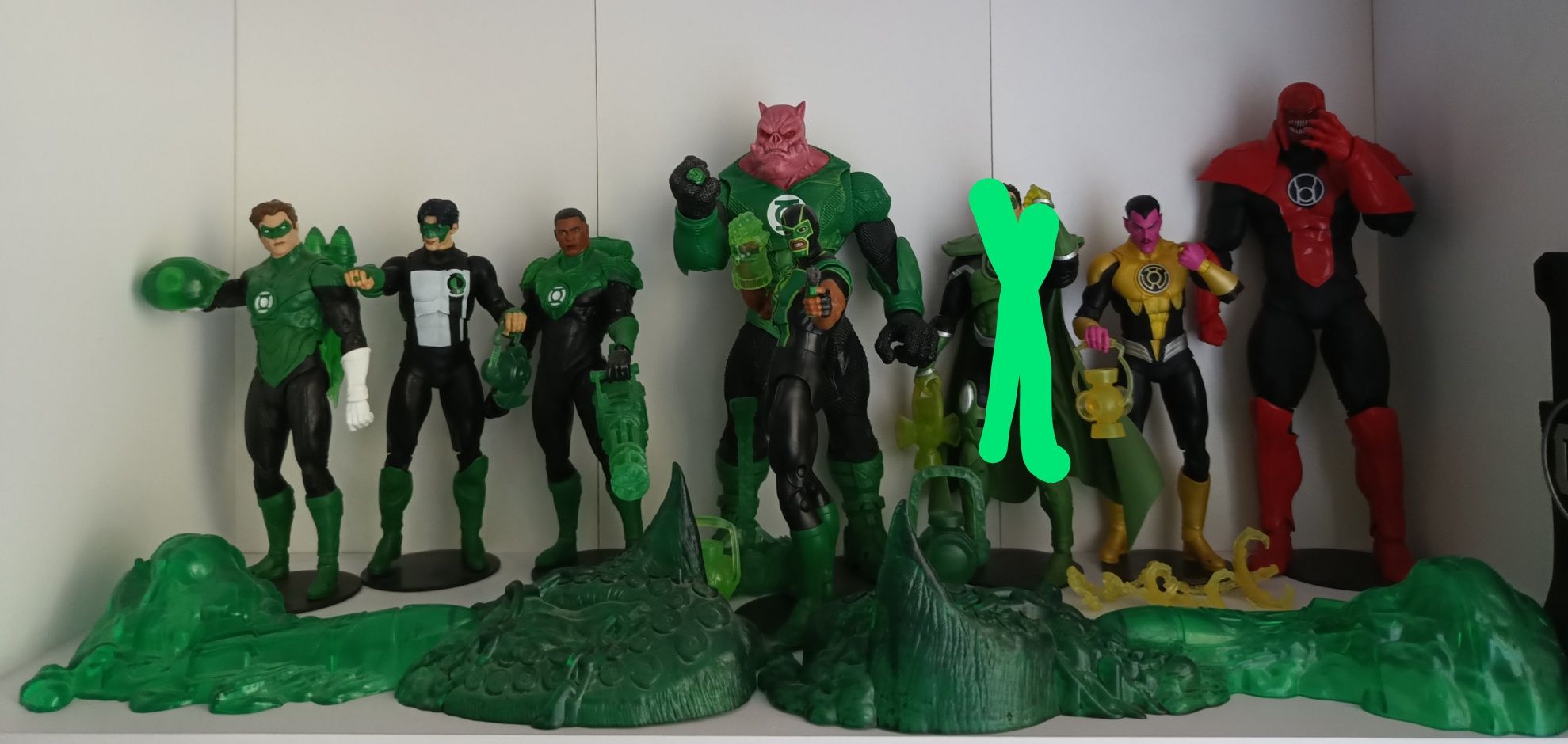 Фігурки McFarlane toys dc multiverse Green Lantern зелені ліхтарі