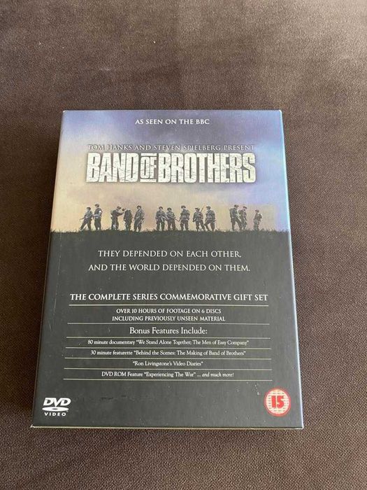 Band of Brother Spilberg, Tom Hanks. film DVD wydanie UK. Napisy PL