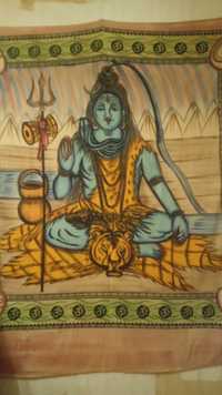 Рисунок Шива на ткани