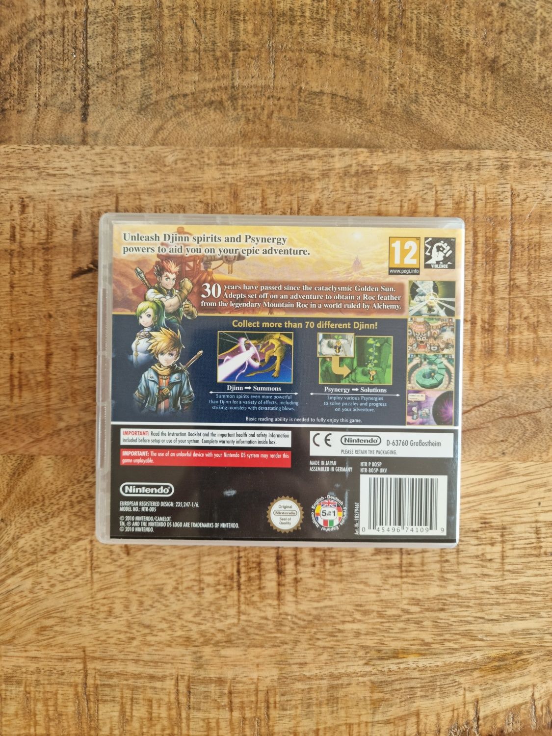 Golden Sun Dark Dawn Nintendo DS
