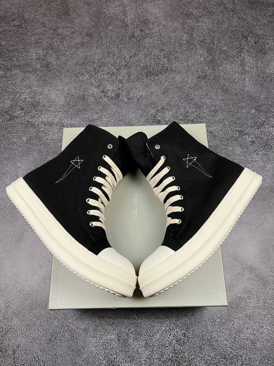 Rick Owens Ramones Black White Оригинал