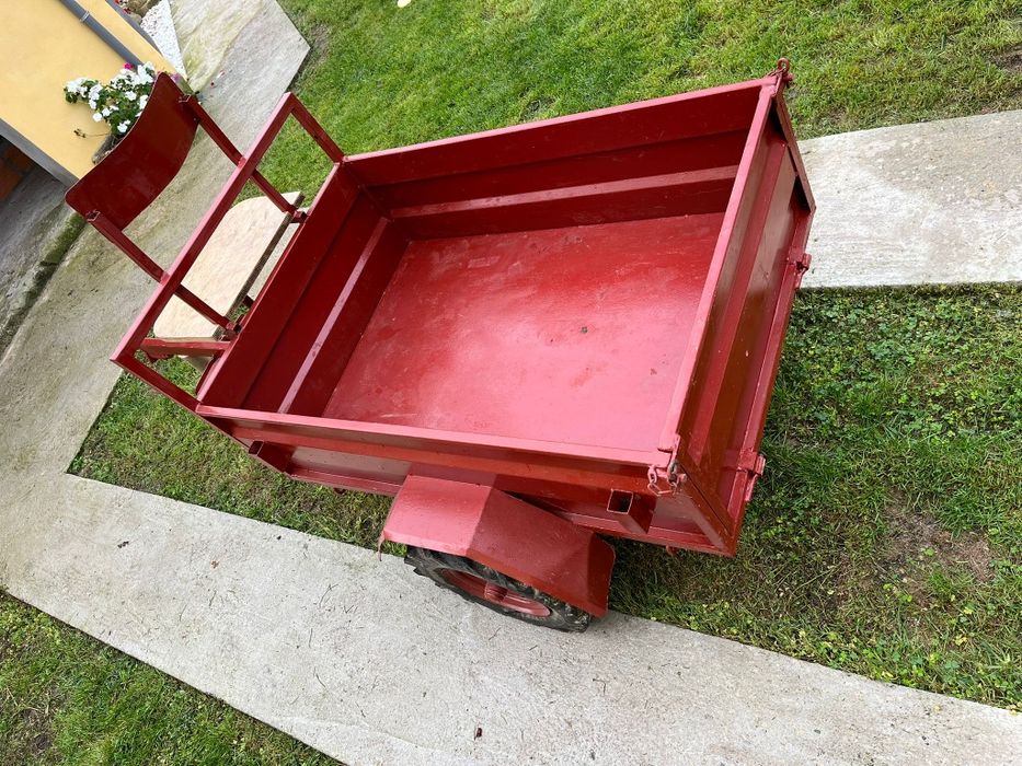 Reboque moto enchada