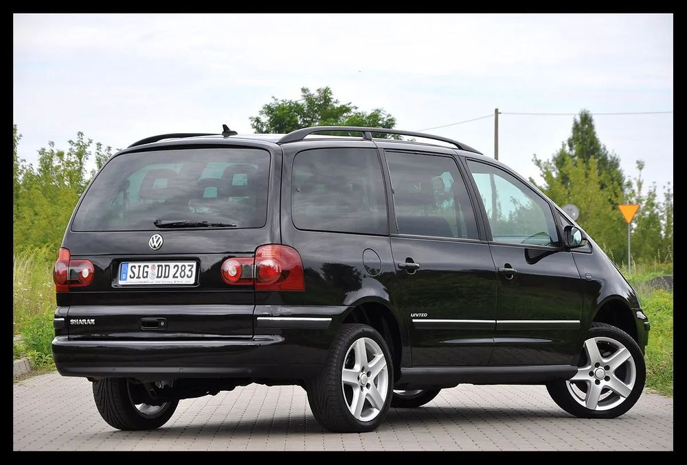Volkswagen Sharan 7-osobowy UNITED Navi Plus Nawiewy 2xPDC Grzane Fotele Szyba ZADBANY