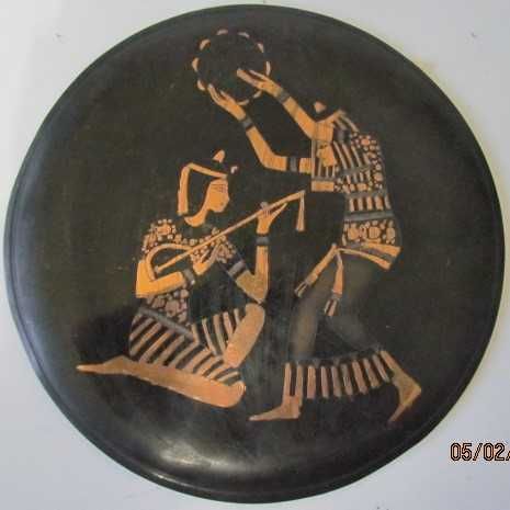 Винтажные металлические настенные тарелки. Египет, 60—е годы 19 века