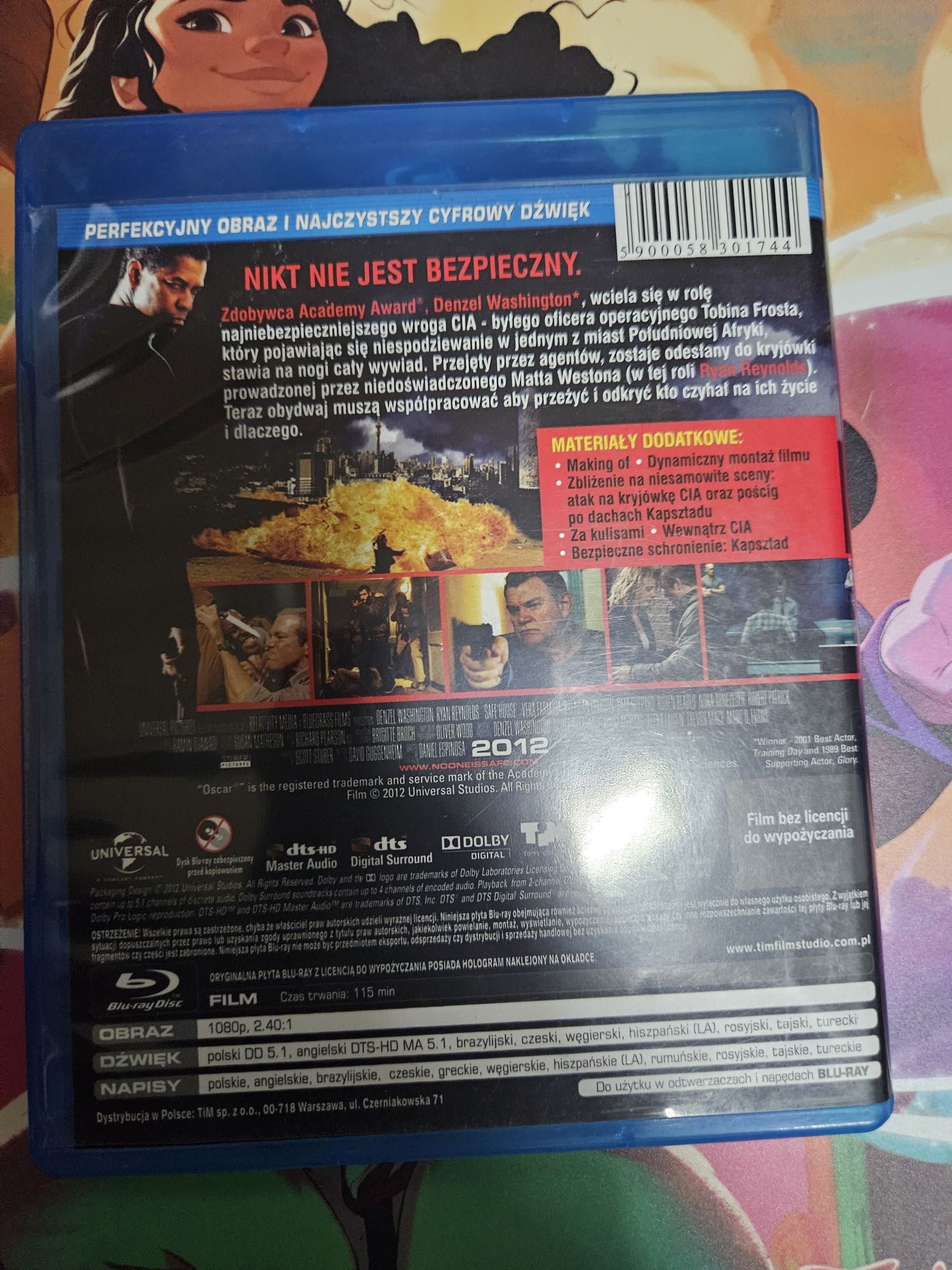 Safe House - Blu-Ray stan idealny