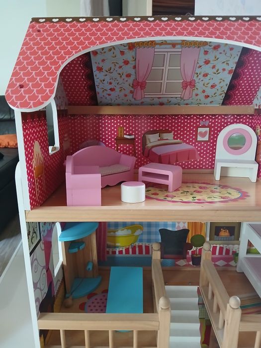 Domek dla lalek domek drewniany