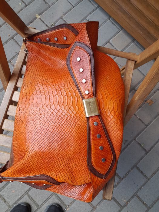 Сумочка Max Mara зі зміїної шкіри