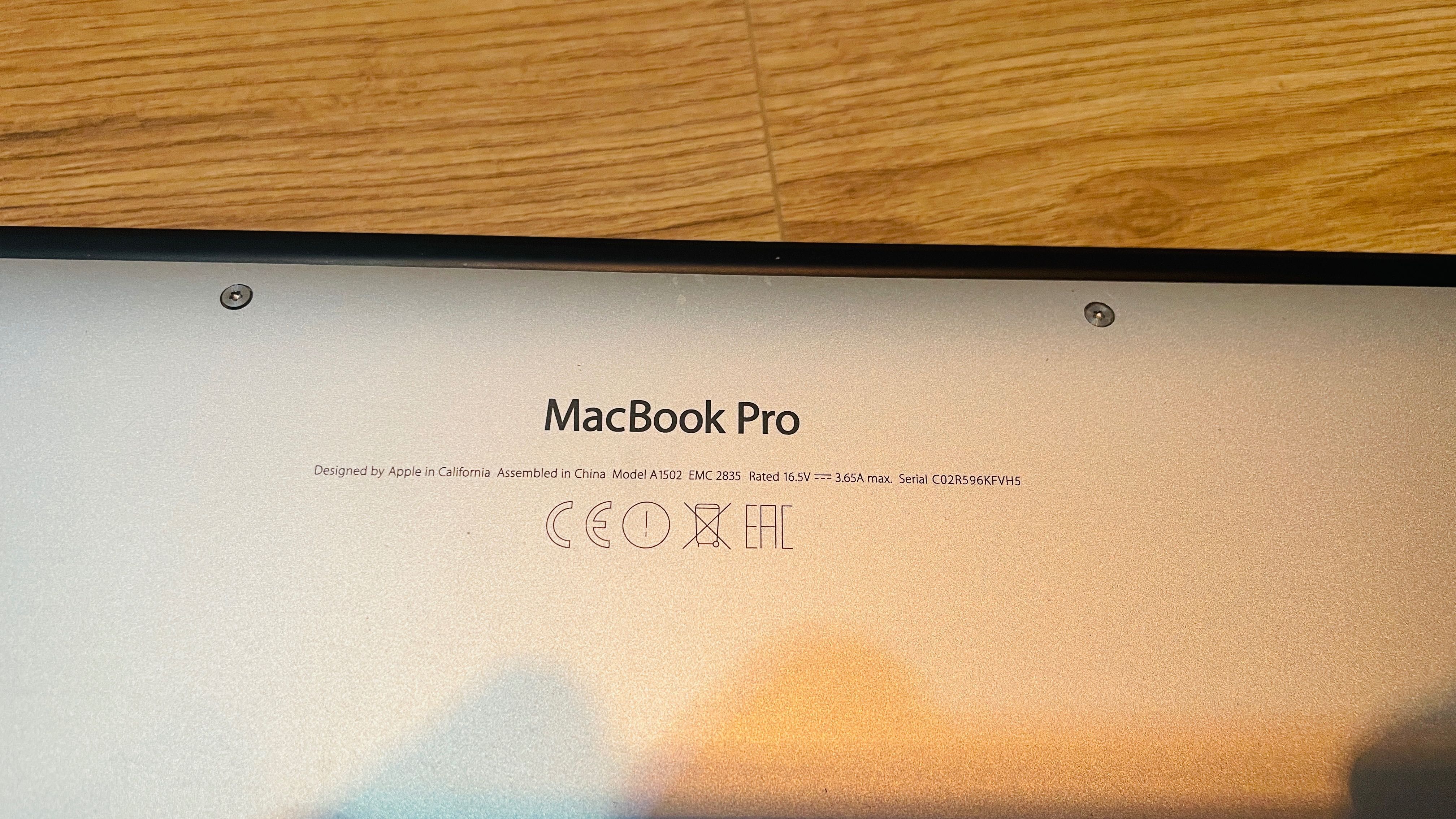MacBook Pro A1502 13 cali Retina