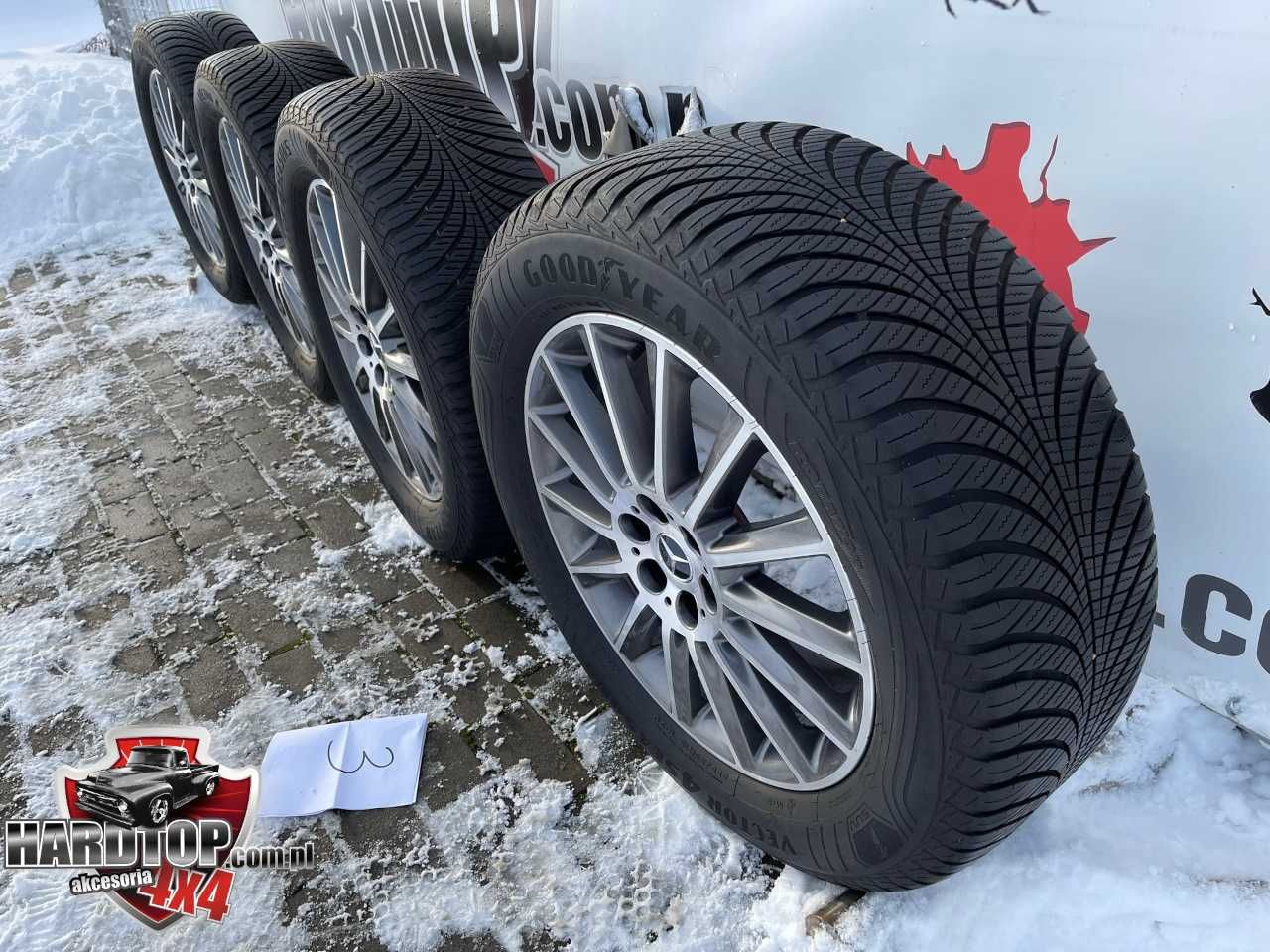 MERCEDES X NP300 Opony Felgi Goodyear Vector 4 Seasons 19' 6x114,3