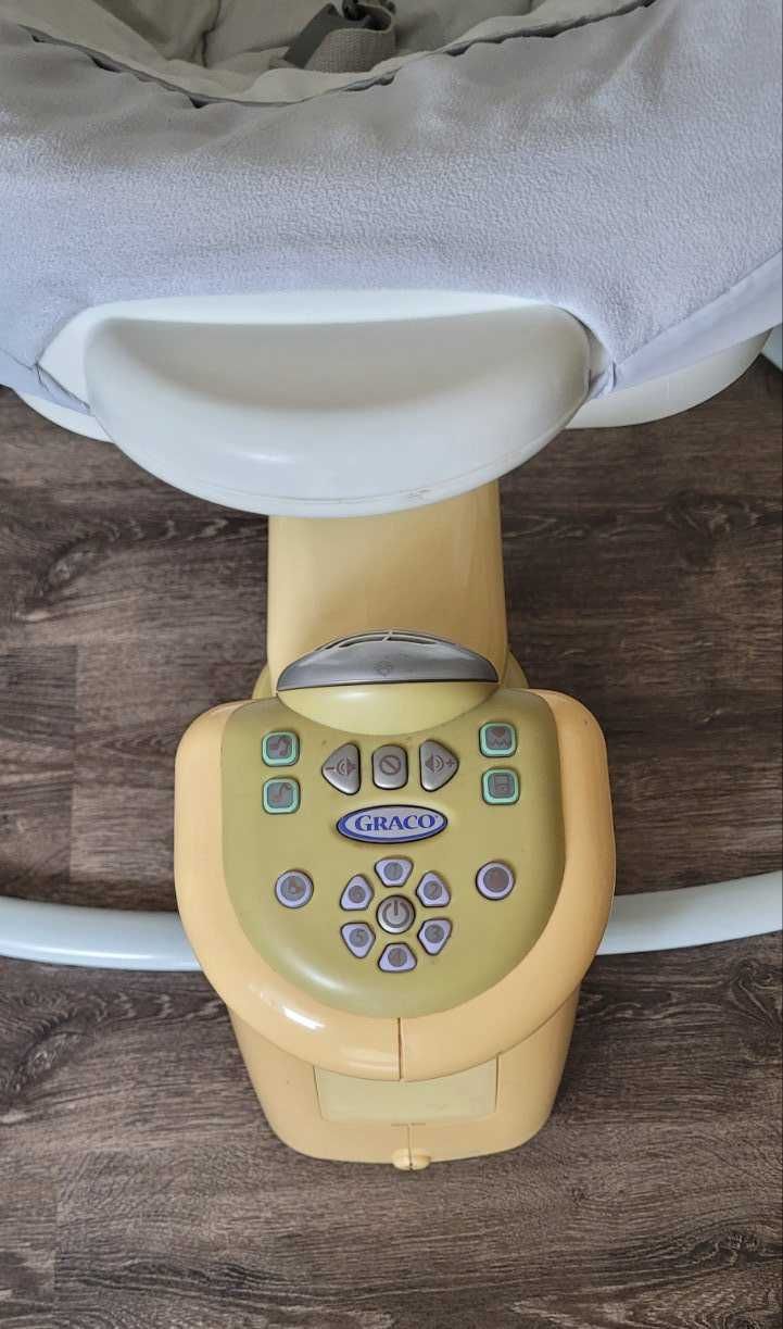 Дитяча гойдалка електронна Graco Sweetpeace безкоштовна доставка