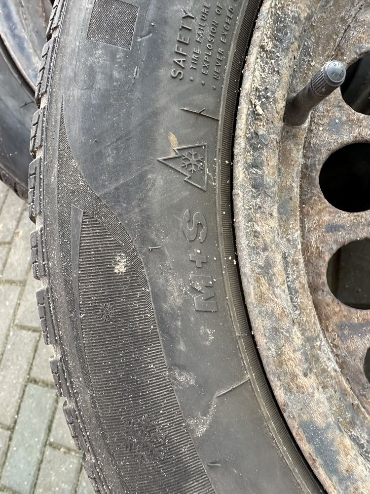 Kola z oponami zimowymi mercedes w203 205/55/R16