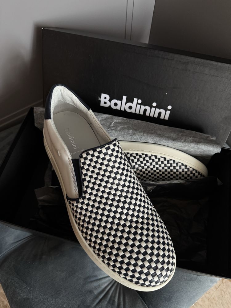Шкіряні лофери мокасини Baldinini оригінал