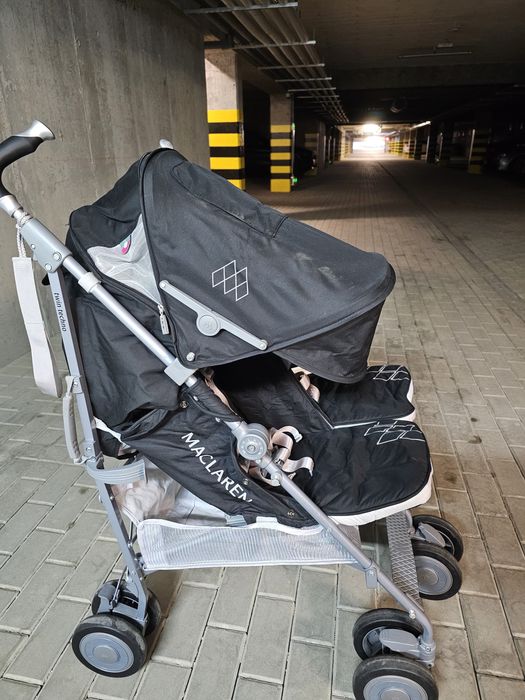 Wózek bliźniaczy/rok po roku typ parasolka  MACLAREN JAK NOWY