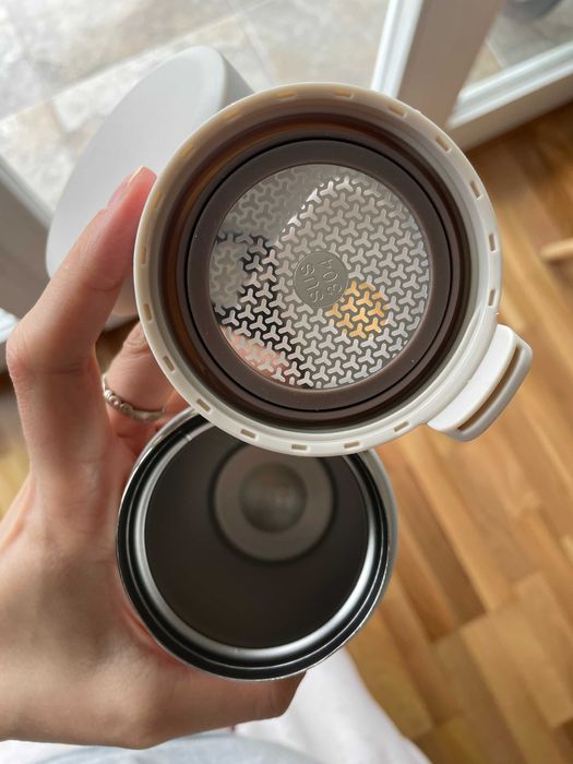 Kubek termiczny z sitkiem, porządny, NOWY Wawel