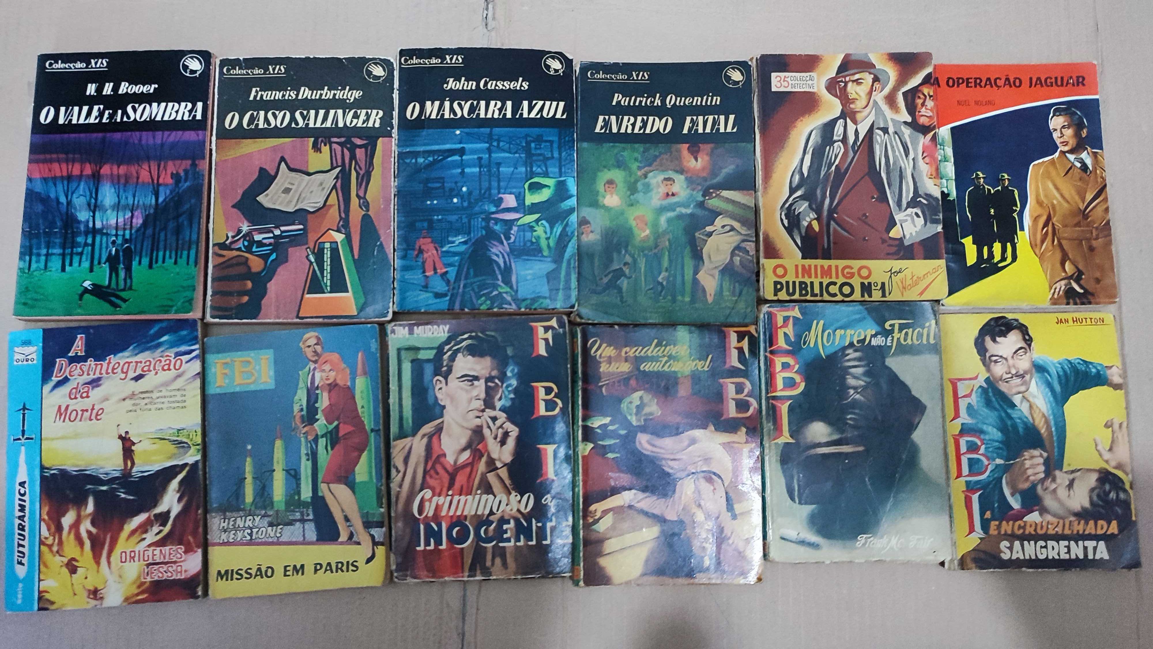 Lote 78 livros Policial e Espionagem