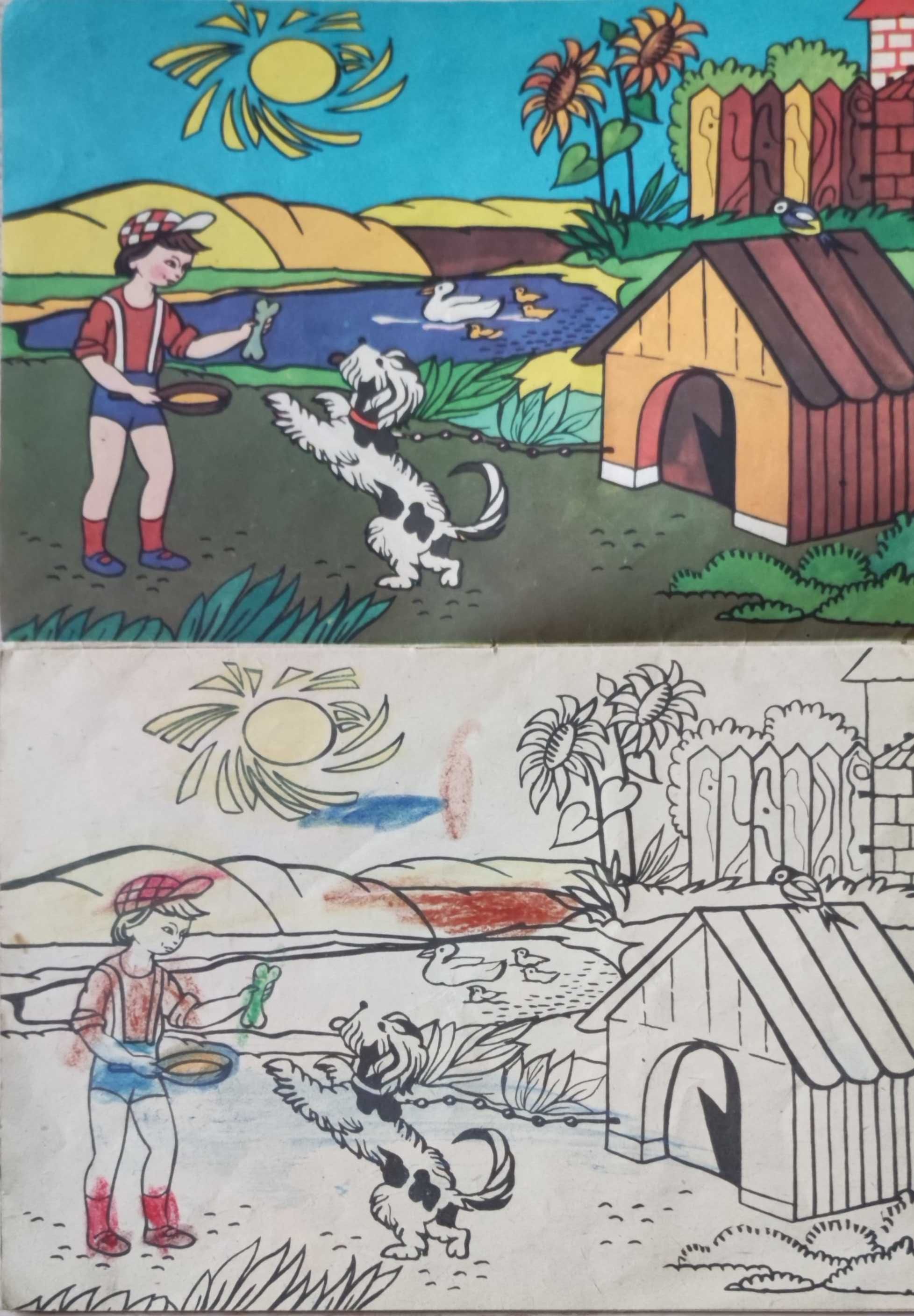Kolorowanka PRL, Zwierzęta domowe