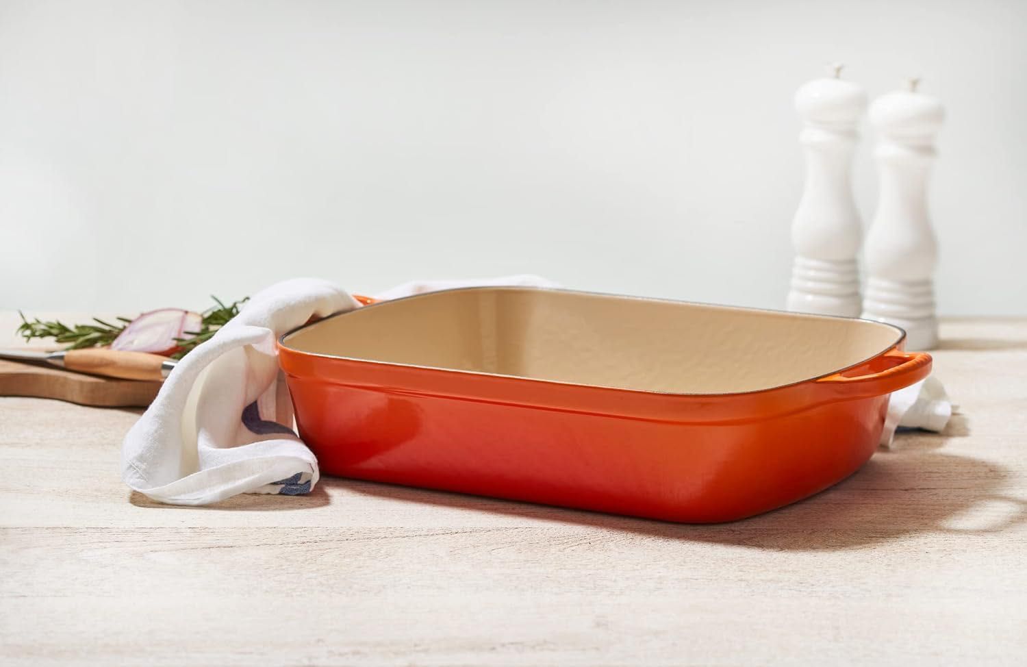 Brytfanna le Creuset do zapiekania żeliwna 4,9l kolor płomienny