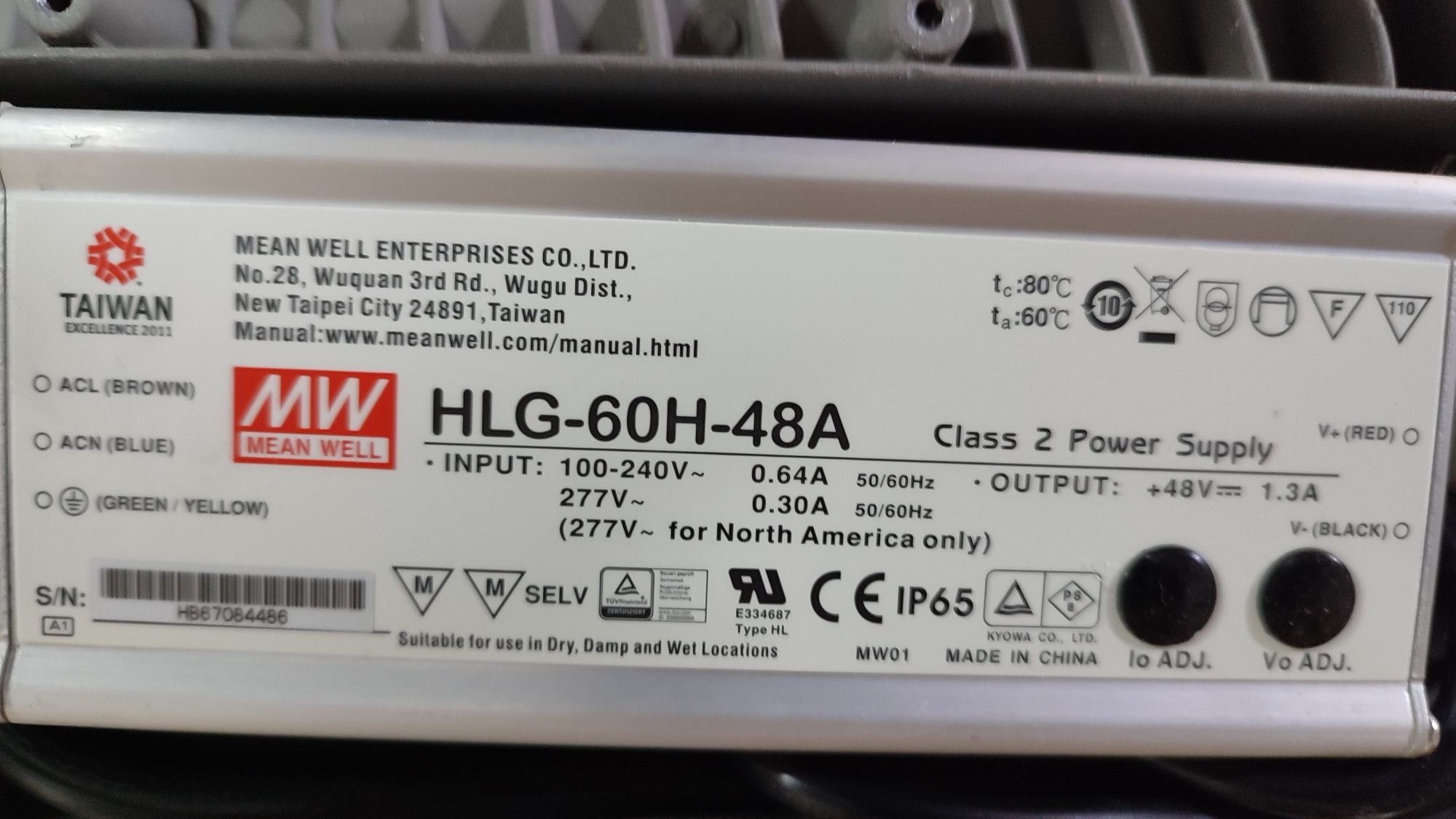 Zasilacz led HLG-60H-48A