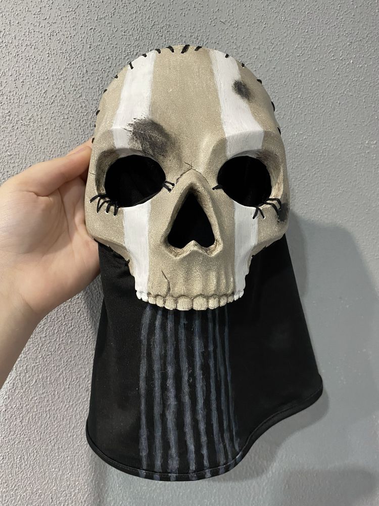 Ghost Call Of Duty maska cosplay COD "asg" HANDmade OPIS