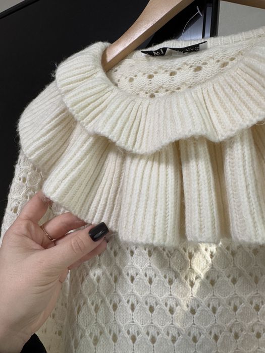 светр ажурний zara