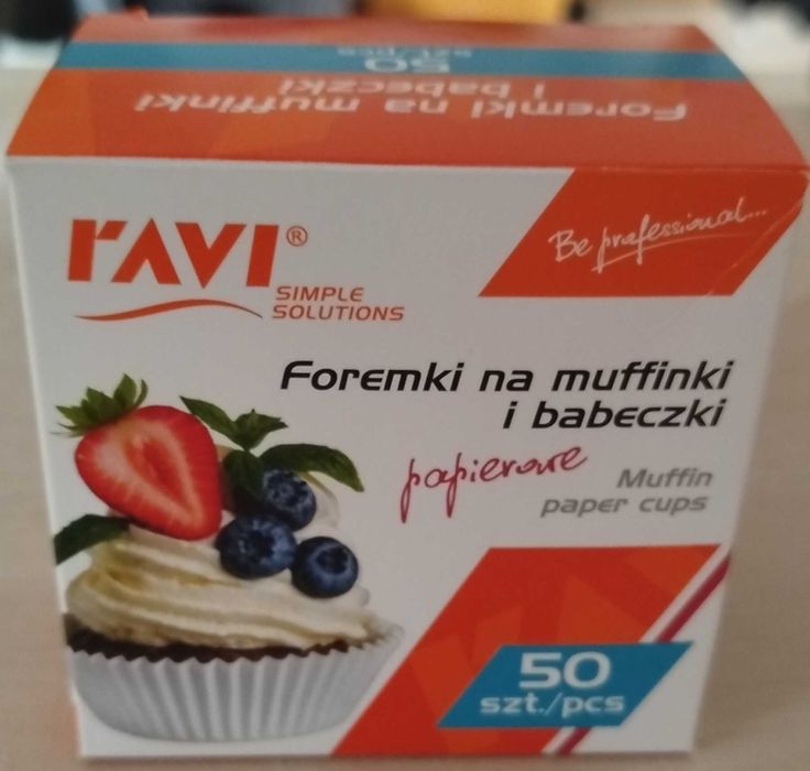 Papierowe foremki na muffinki i babeczki