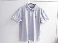 Szara koszka t-shirt polo Lyle & Scott XL L męska