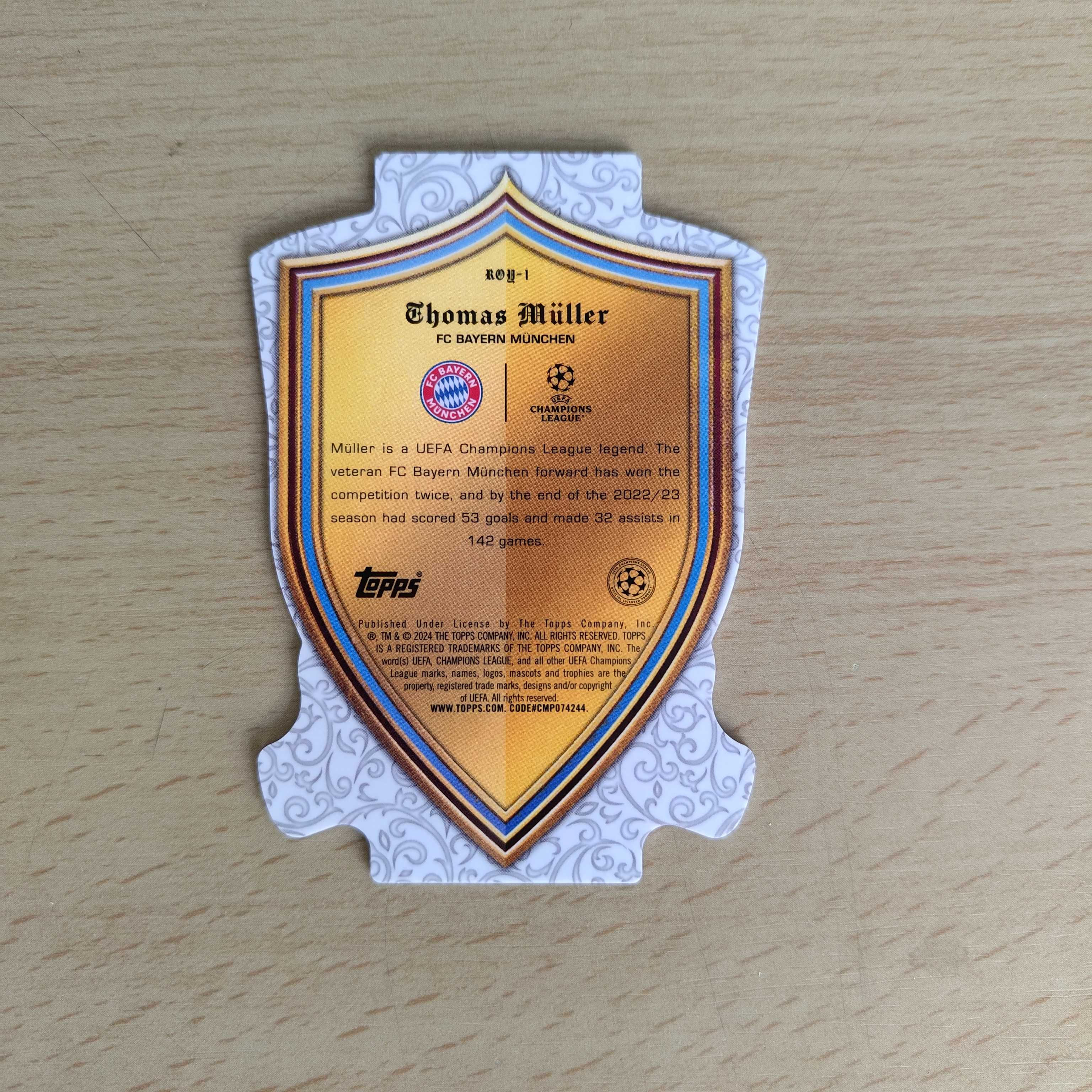 Thomas Muller Topps Superstars 2024 UCL Royalty