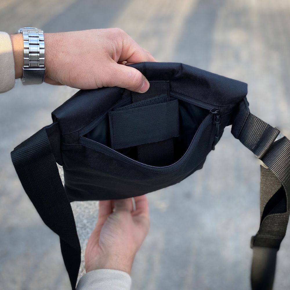 Тактическая мужска сумка с кобурой барсетка мессенджер через плечо