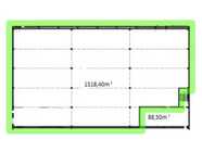 14,00 zł/ m2 Hala usługowa/ magazynowa/ produkcyjna 1 518,40 m2