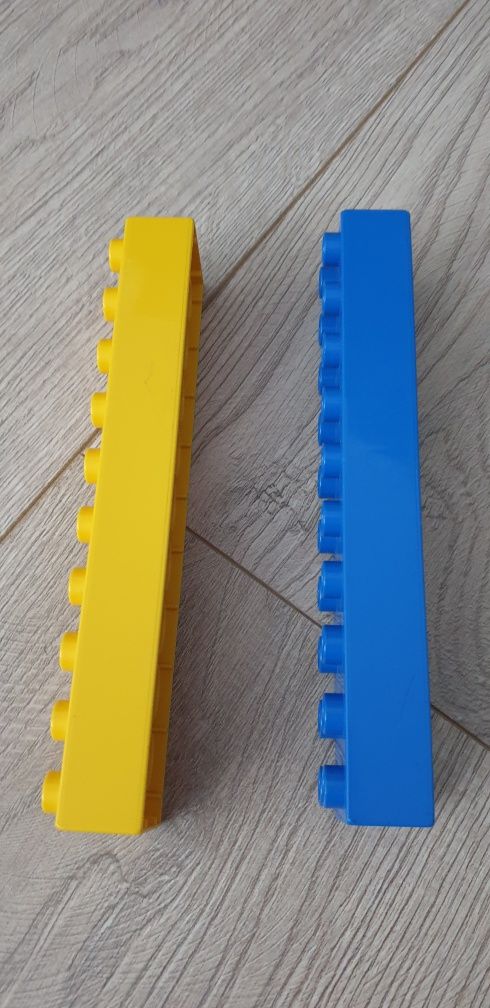 Klocki lego duplo 2x10 grube 2 sztuki