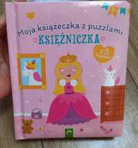 Księżniczka książeczka z puzzlami