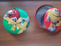 Pudełko metalowe m&m 19 cm