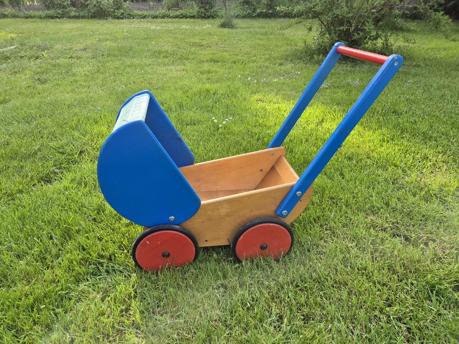 Wózki dla lalek 3szt,  drewniany Bajo, składane