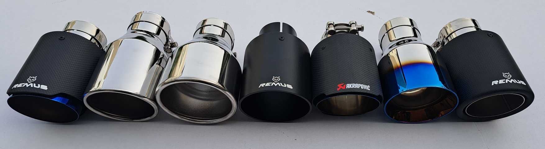 tłumik przelotowy rura VW GOLF 7.5 VII GTi 90mm AKRAPOVIC