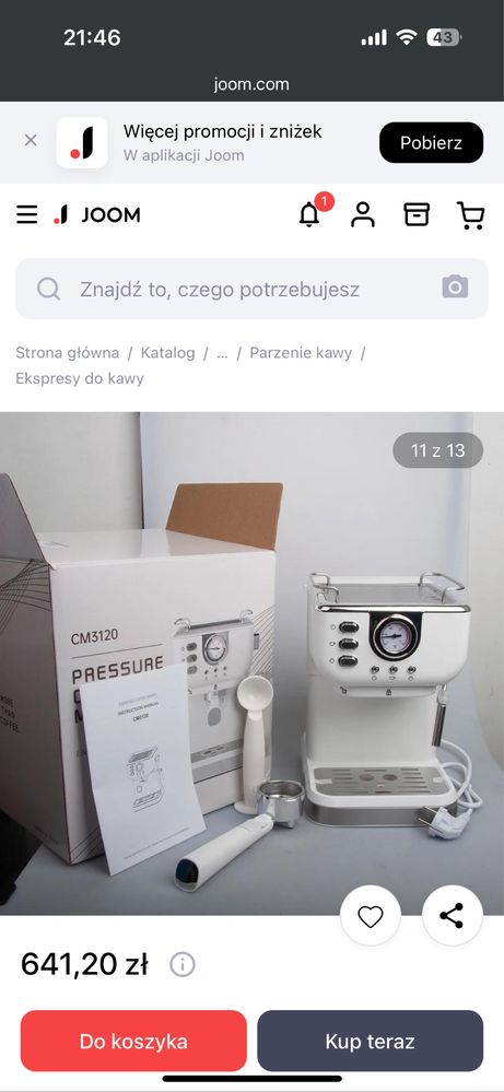 Nowy Ekspres do kawy CM3120