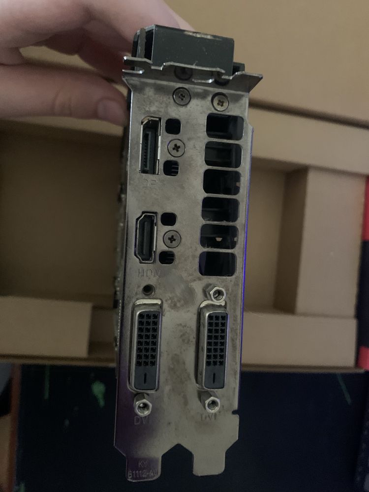 Видеокарта rx570 STRIX