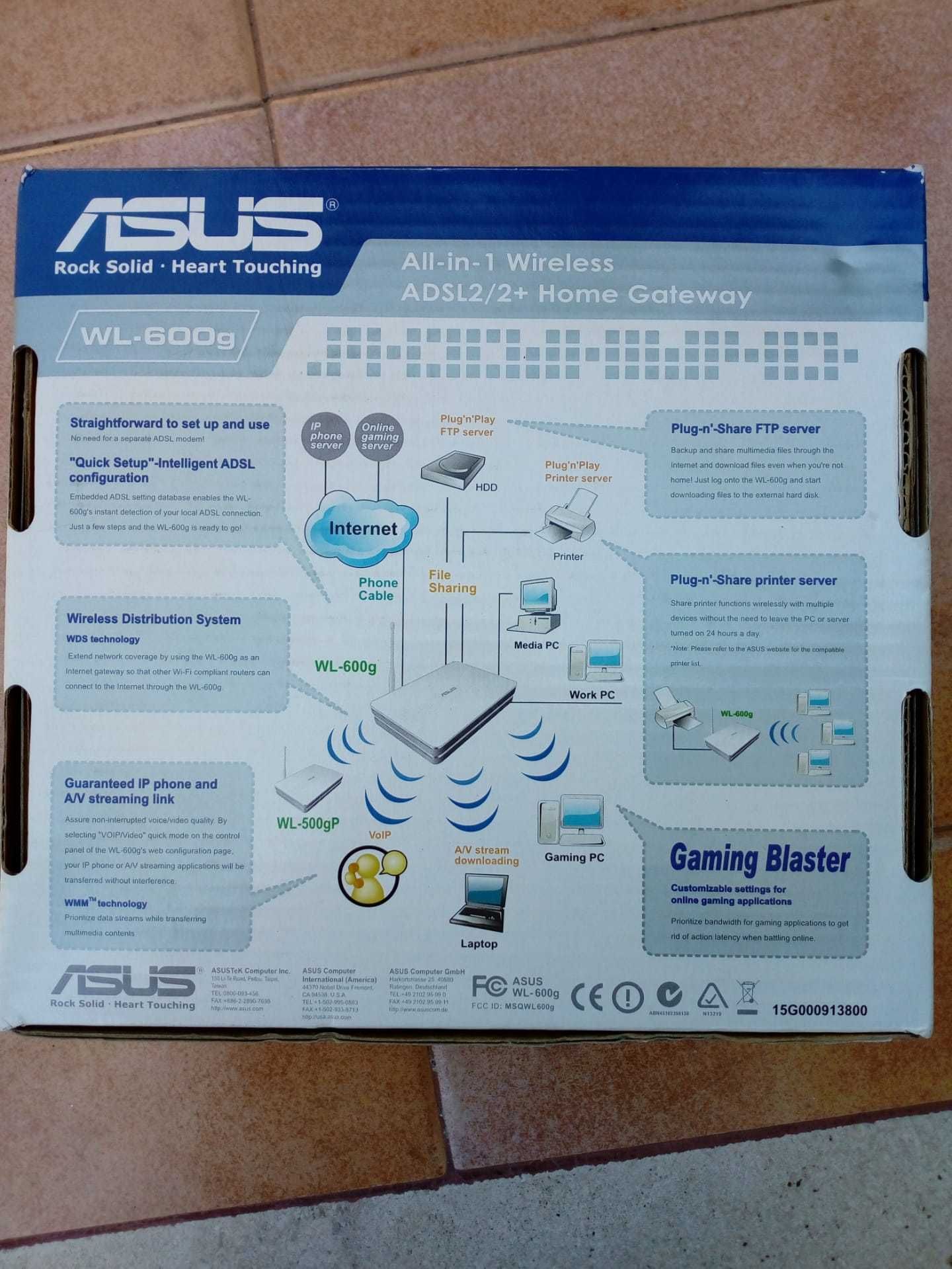Router Asus WL-600g