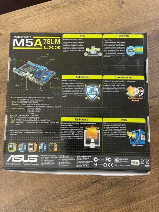 Motherboard Asus M5A78L-M LX3