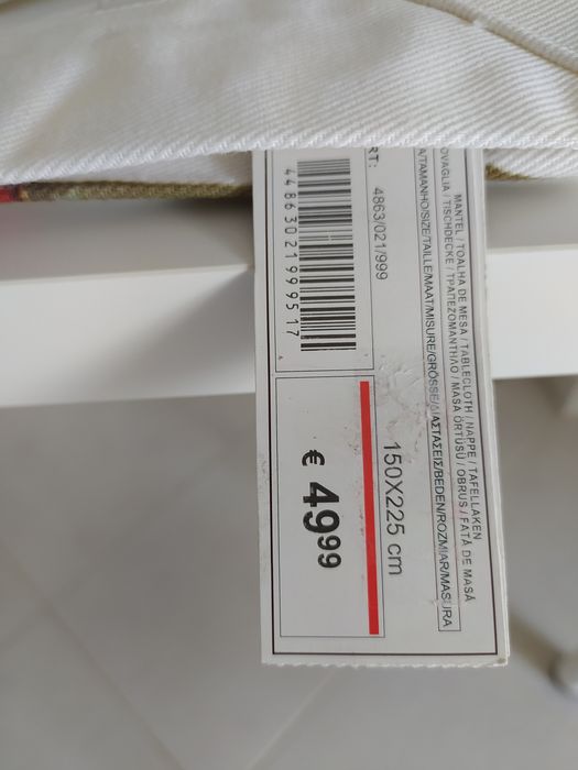 Toalha de mesa 150*225 NOVA
