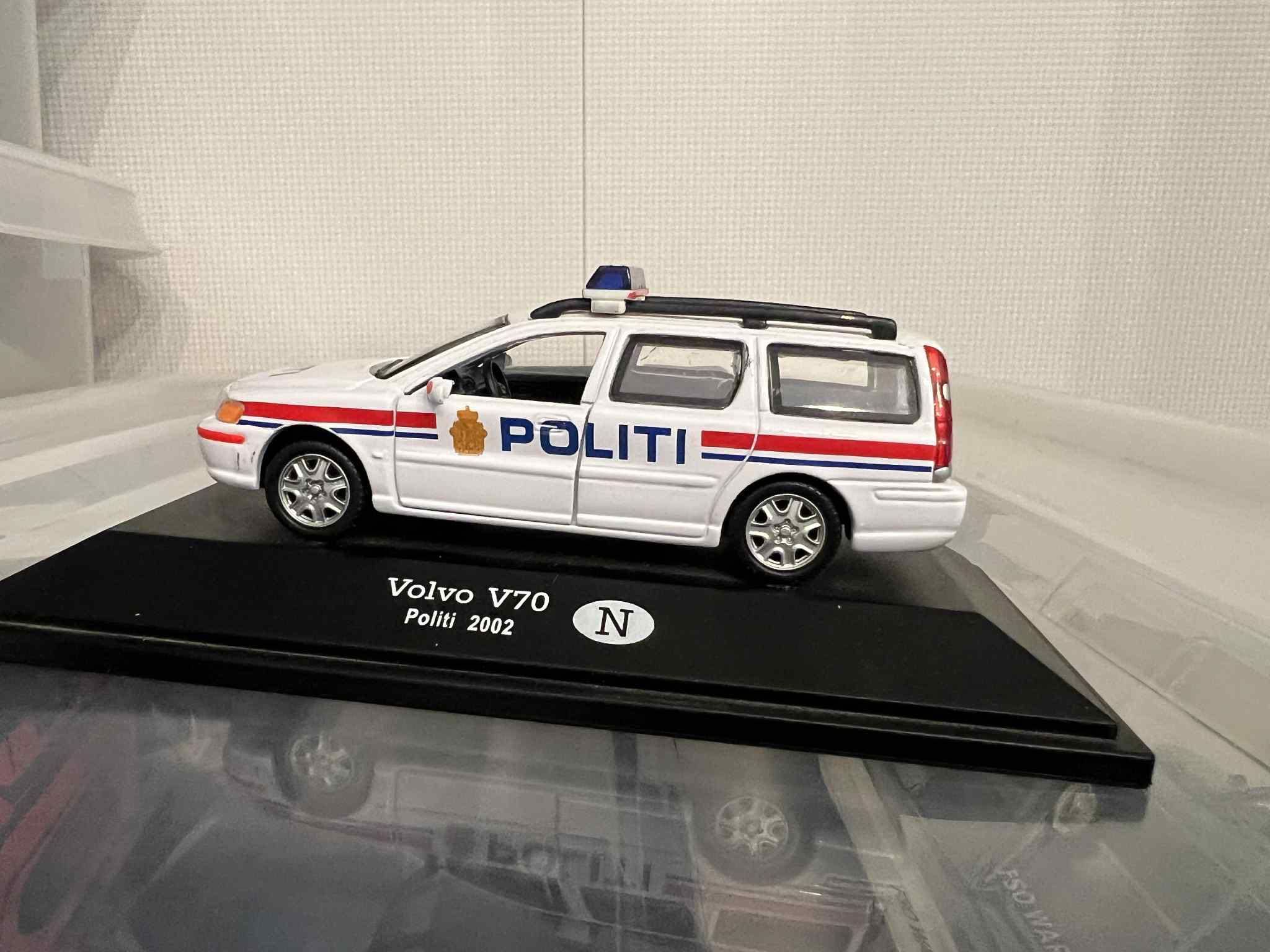 Volvo V70 Politi 1:43 Model Kolekcjonerski