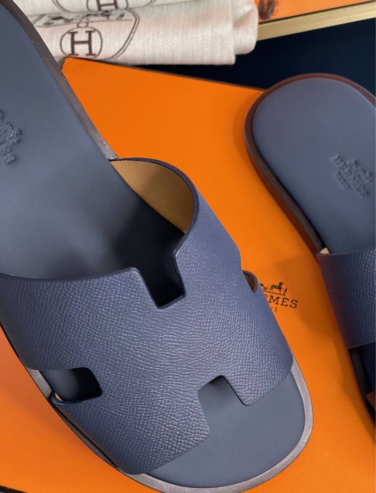 Тапочки шлепки сандали Hermes