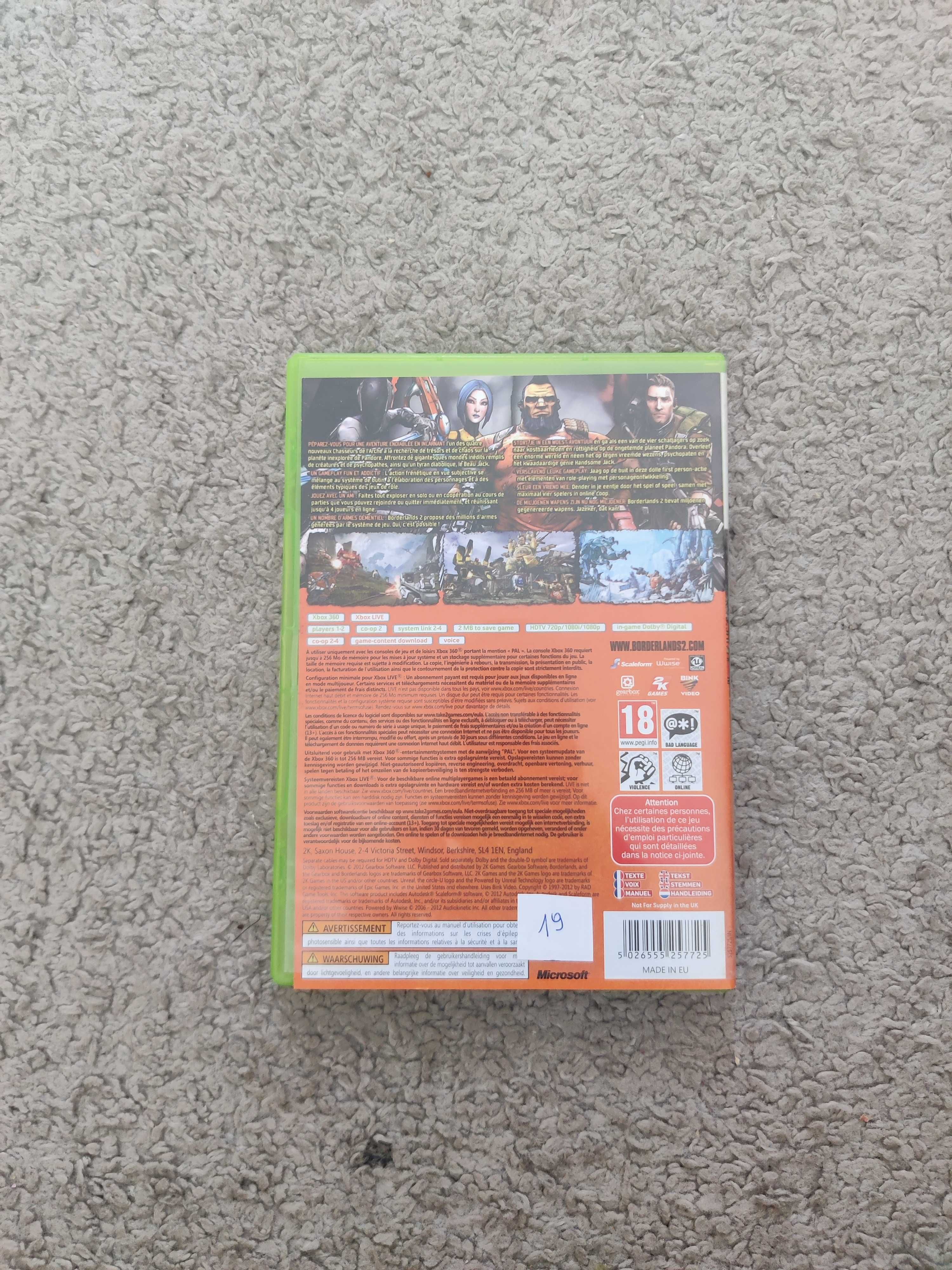 Gra Xbox 360 / Xbox360 - Borderlands 2 ( język ANG )