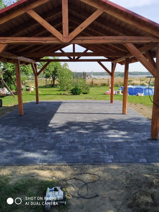 Układanie kostki brukowej 50zł m2, roboty ziemne