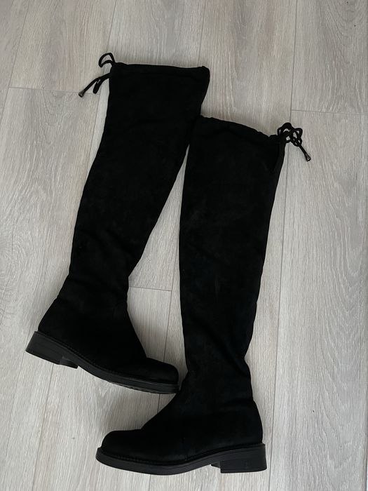 Ботфорди замшеві зимові