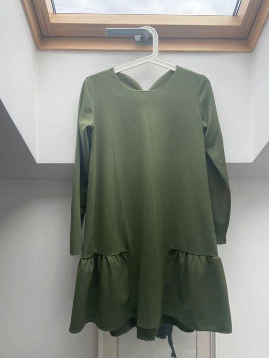 Sukienka Marsala 36 zielona khaki